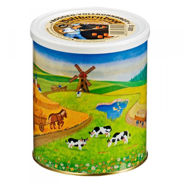 Chleb żytni pełnoziarnisty w puszce