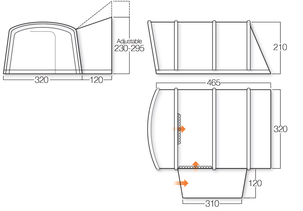 [187796] Namiot do kampera Galli RSV Tall
