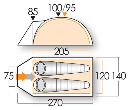 [PK9AK072] Namiot Alpha 200