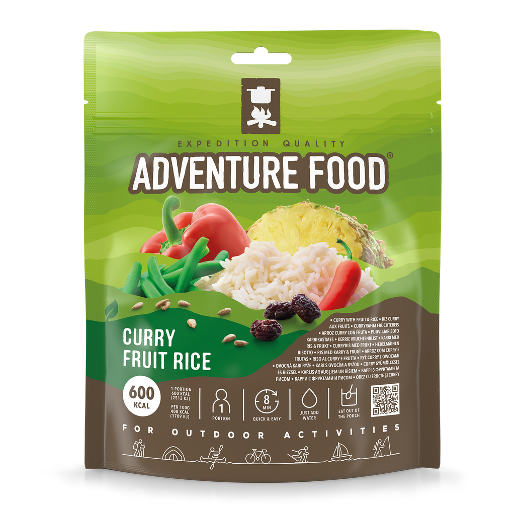 [PQO5B02] Potrawa AF Ryż curry z owocami vege