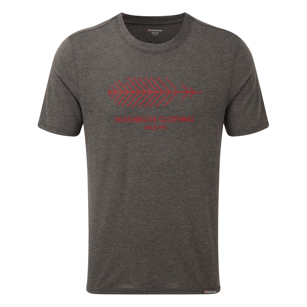 [227680] Koszulka Neon Featherlite T-Shirt (charcoal, M)