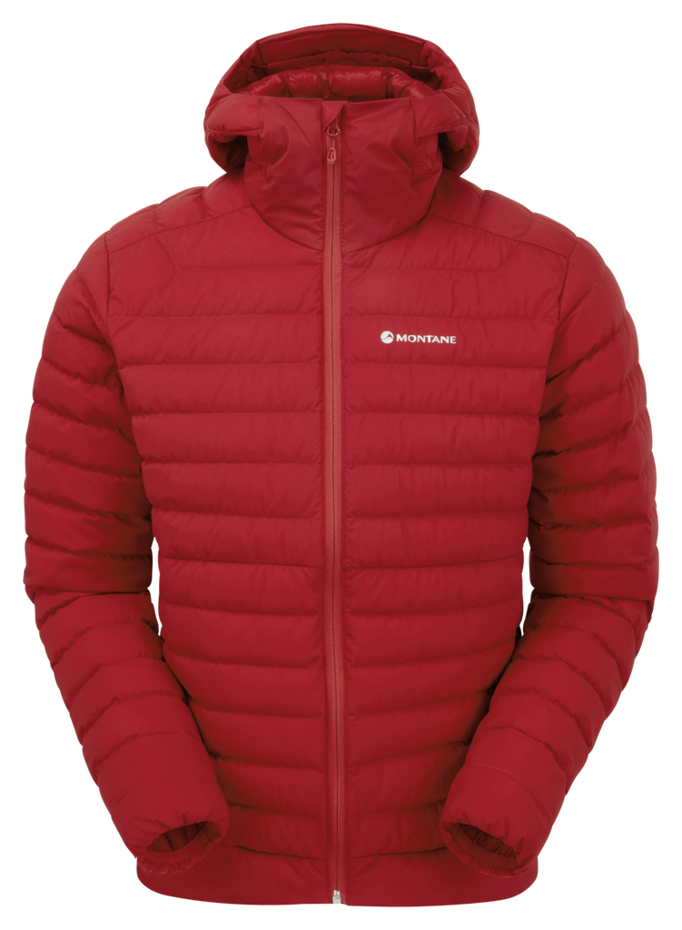 [261040] Kurtka puchowa Resolve Hoodie (acer red, M)