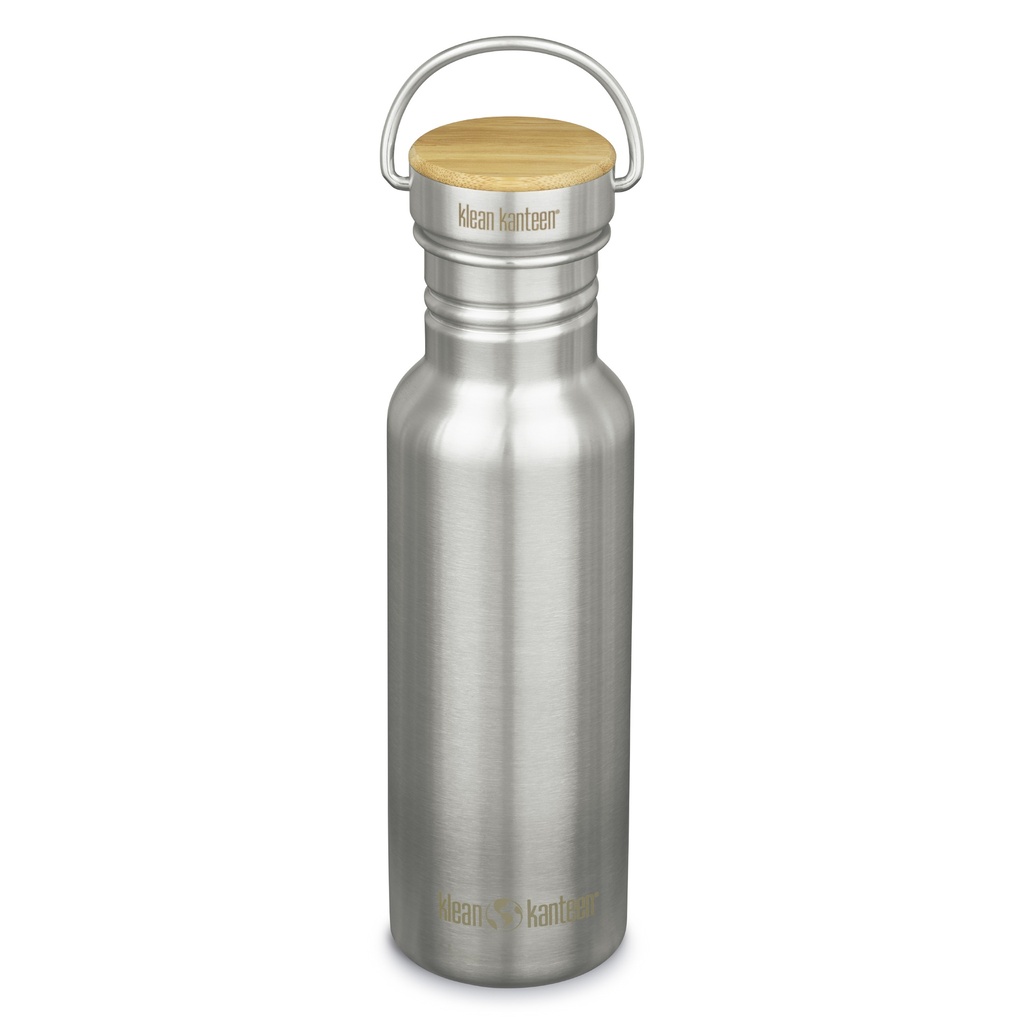 Butelka stalowa Kanteen Reflect Narrow 532 ml z nakrętką Bamboo Cap