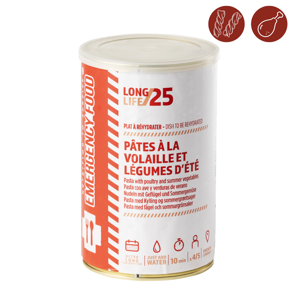 [279851] Potrawa Emergency Food® Makaron z kurczakiem i warzywami (18 porcji)